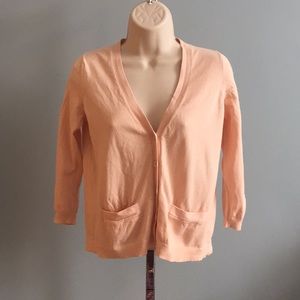 Gap Combed Cotton cardigan size small